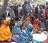 Séance de sensibilisation de masse dans un village du Lac